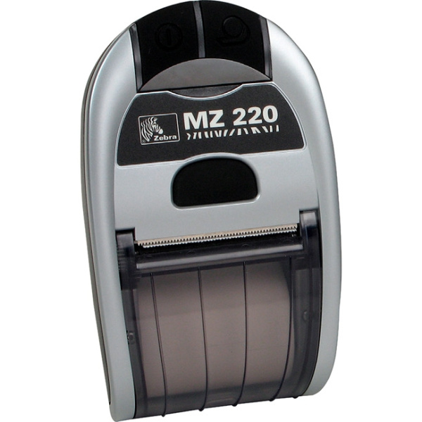 ZEBRA,zebra mz-220 мобильный принтер печати этикеток, ширина печати до 48 мм, скорость 76 мм/с, bluetooth, usb, irda