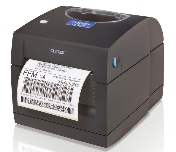 CITIZEN,citizen cl-s300 термопринтер печати этикеток, ширина печати до 108мм, скорость печати 102ммс/сек, 16 kb sdram, 64 kb flash , usb, черный