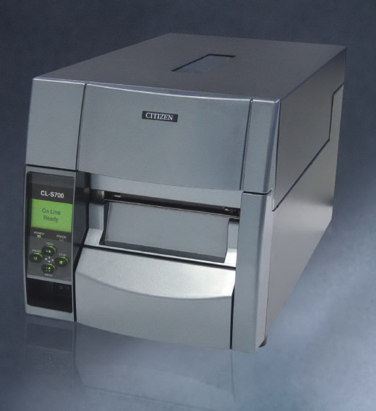 CITIZEN,citizen cl- s700 промышленный термотрансферный принтер печати этикеток до 104мм, дисплей, скорость до 254 мм/с, 16mb sdram, 4mb flash, металлический к