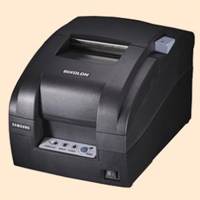 SAMSUNG,samsung bixolon srp-275сg rs232 матричный принтер чеков с резаком, скорость печати 44,3мм/сек, ширина чек. ленты 76мм, встроенный б/п, без кабеля, чер