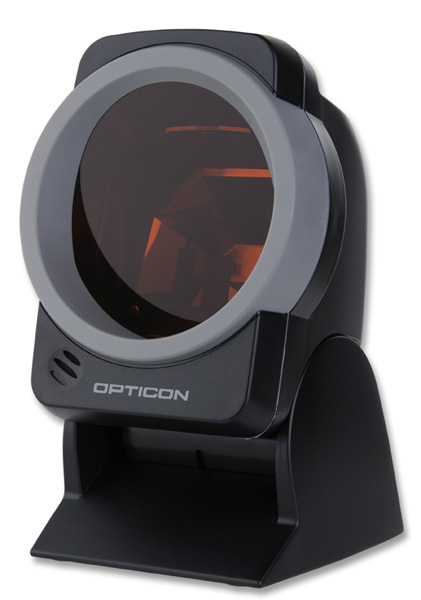 OPTICON,opticon opr 2001 rs лазерный ручной одноплоскостной сканер с подставкой, считывает двумерный шк pdf417, без б/п, черный                               