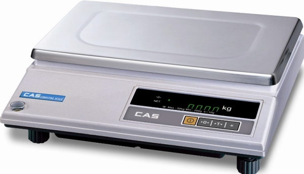 CAS,cas ad-5h весы порционные, повышенной точности, платформа 340х215, до 5кг, погр. до 0,5гр, дисп. vfd