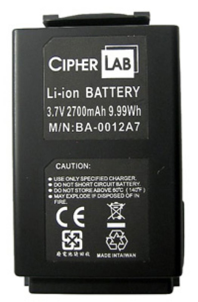 Комплектующие к ТСД CipherLab,дополнительная аккумуляторная батарея для 93хх, 96xx, 3.7v-2700 мач