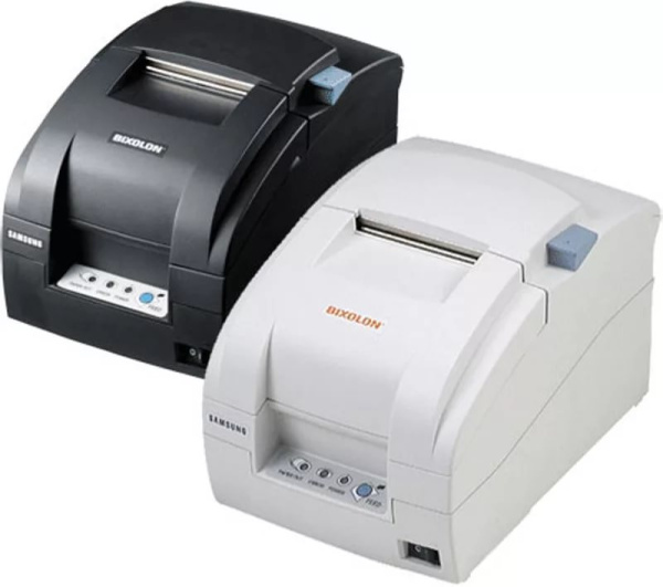 SAMSUNG,samsung bixolon srp-275iiсu usbматричный принтер чеков с резаком, двухцветная печать, ширина чек. ленты 57/70/76мм, встроенный б/п, без кабеля, серый