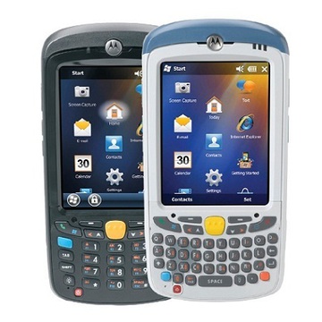 Motorola,zebra (motorola) mc55a0-p20swrqa7wr терминал сбора данных lan/802.11 a/b/g/bluetooth/pan/1d laser scanner/256mb ram/1gb flash/numeric keyboard/wm6.5 c