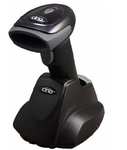 Cino,cino f680bt usb black линейный image-сканер штрих-кода, 1d, bluetooth, 500скан/сек (в комплекте с базовой станцией), черный