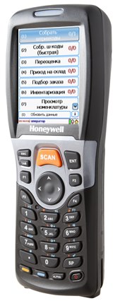 Honeywell,honeywell spl5100-hb-ms-1c комплект: терминал сбора данных honeywell scanpal 5100 (1d/wifi/bluetooth/28кл rus/64mbx128mb/win ce 5.0/std bat 2200 мач/к